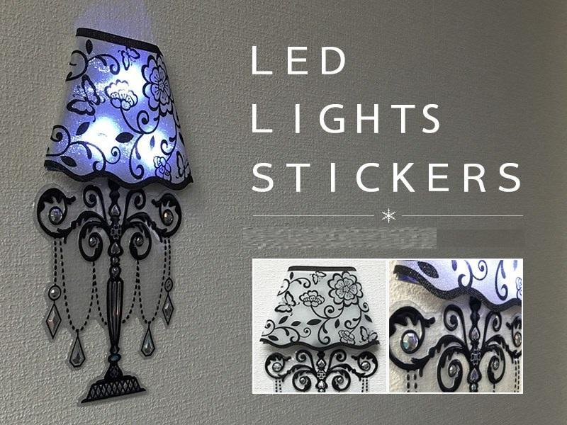 3D Wall Sticker LED Light Night Lamp - iamlazy.store