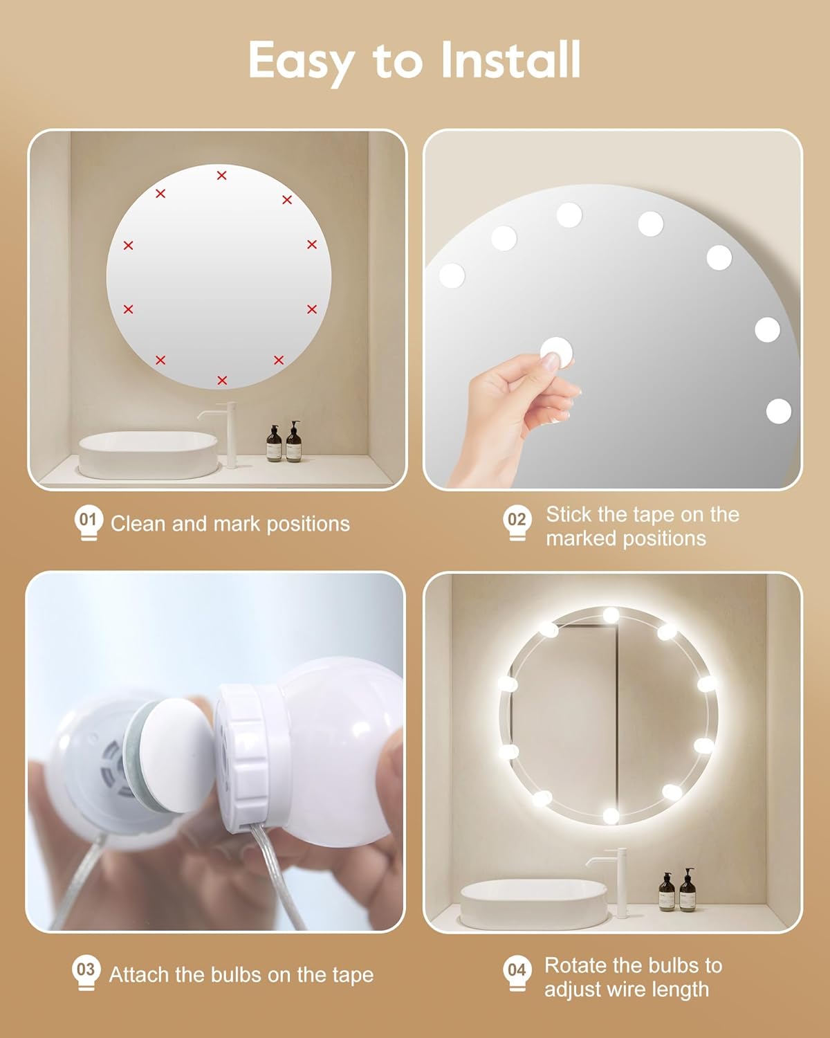 Glam Glow Lights (Pack of 10 Bulbs)