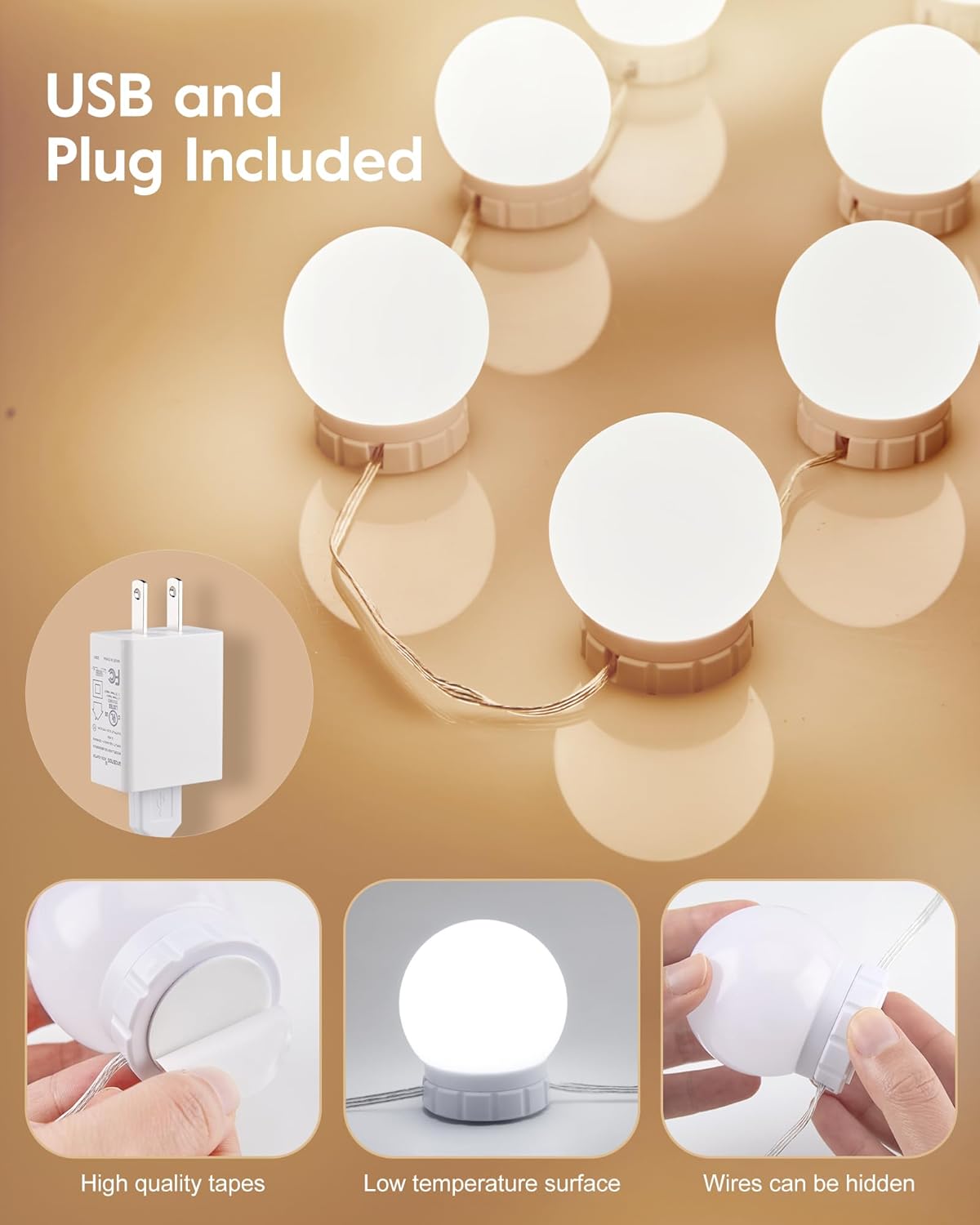 Glam Glow Lights (Pack of 10 Bulbs)