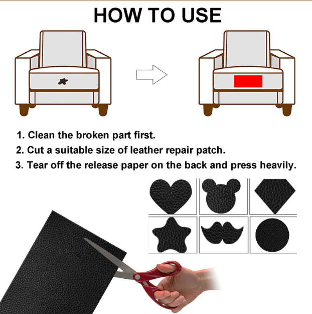 Car & Couch Leather Sticker - iamlazy.store