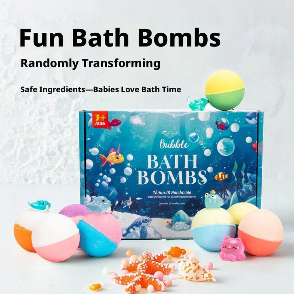 Bath Bomb Baby (Pack Of Any 2 Random Colors and Surprise Toys) -JC