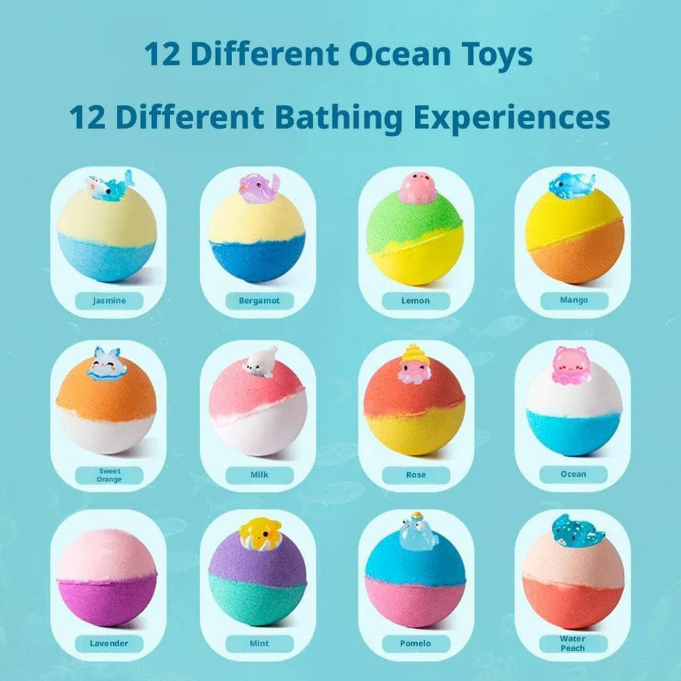 Bath Bomb Baby (Pack Of Any 2 Random Colors and Surprise Toys) -JC