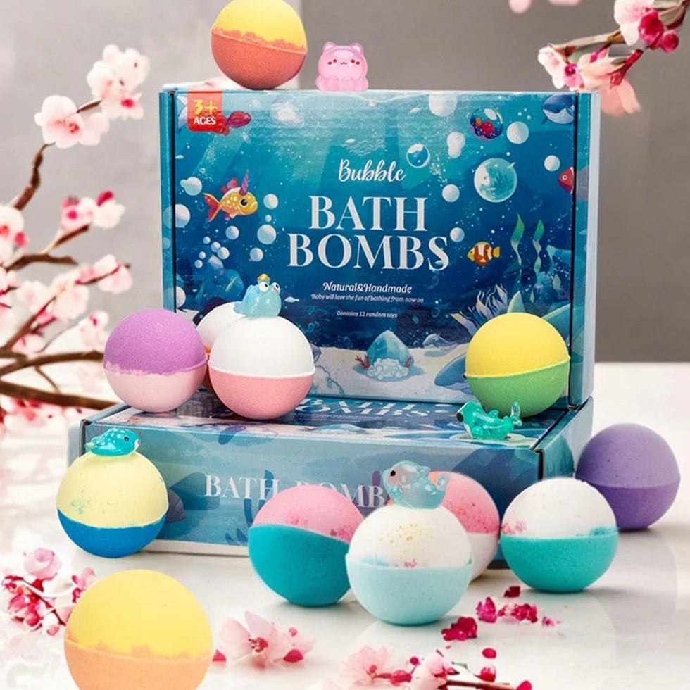 Bath Bomb Baby (Pack Of Any 2 Random Colors and Surprise Toys) -JC