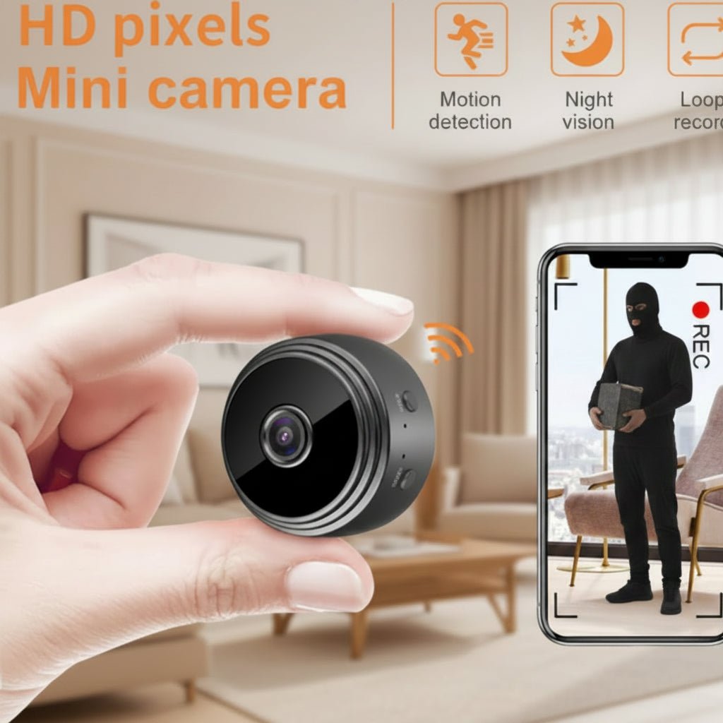 HD WIFI MINI CAMERA (With Two Way Audio) -OC - iamlazy.store