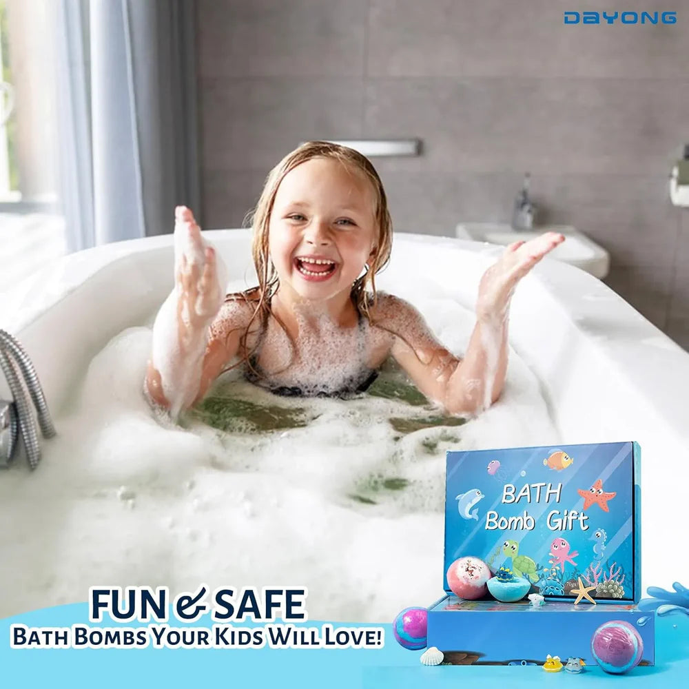 Bath Bomb Baby (Pack Of Any 2 Random Colors and Surprise Toys) -JC