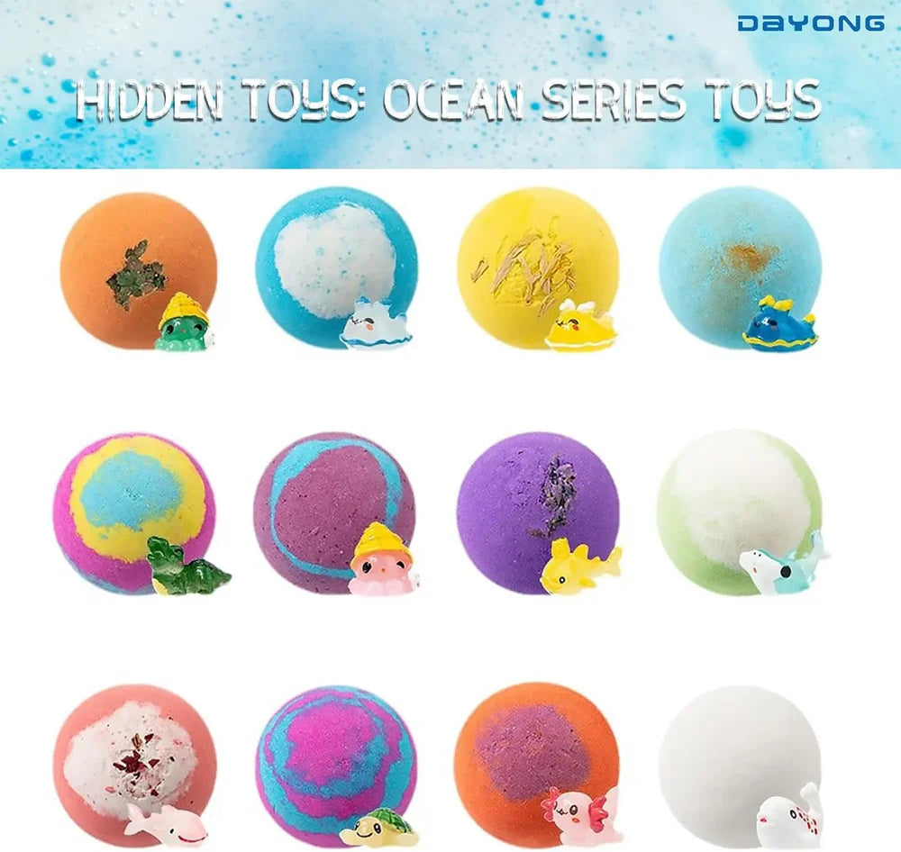 Bath Bomb Baby (Pack Of Any 2 Random Colors and Surprise Toys) -JC