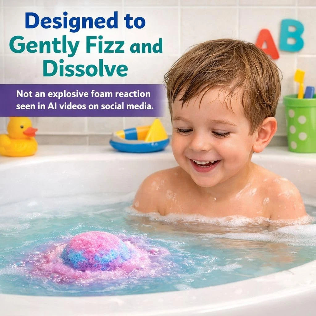Bath Bomb Baby (Pack Of Any 2 Random Colors and Surprise Toys) -JC