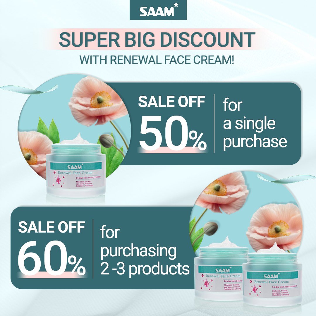 SAAM RENEWAL CREAM - Original - iamlazy.store