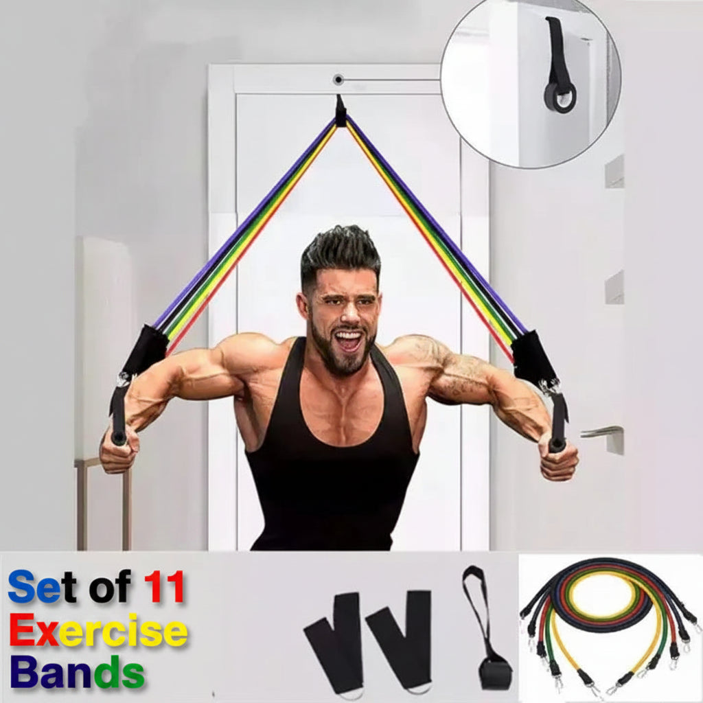 Set of 11 Exercise Bands