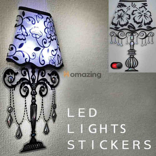 3D Wall Sticker LED Light Night Lamp - iamlazy.store