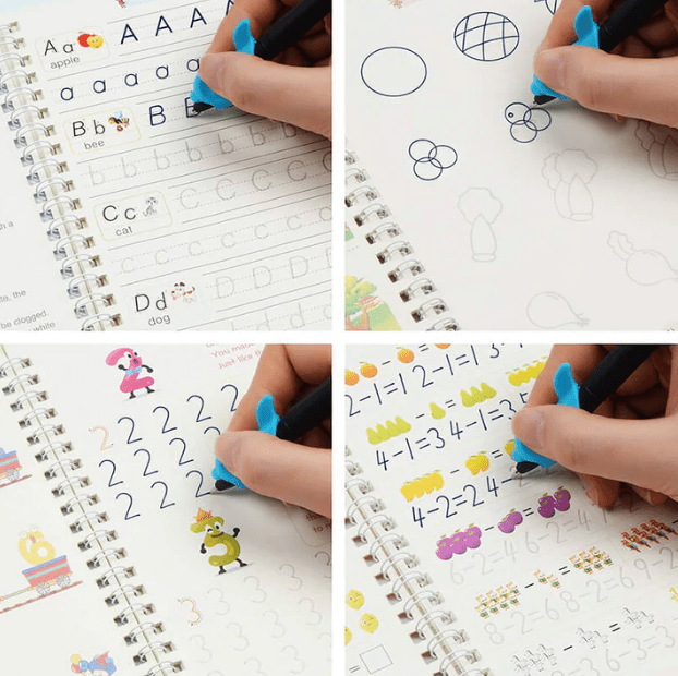 MAGIC PRACTICE COPYBOOK (PACK OF 4 BOOKS) - iamlazy.store