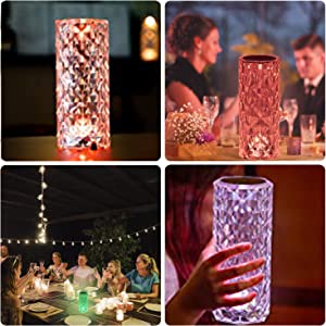 Rose Petals Crystal Lamp - iamlazy.store