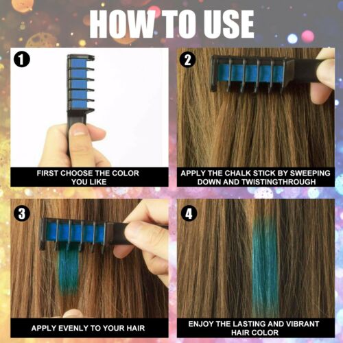 Temporary Hair Chalk Hair Color Comb - iamlazy.store