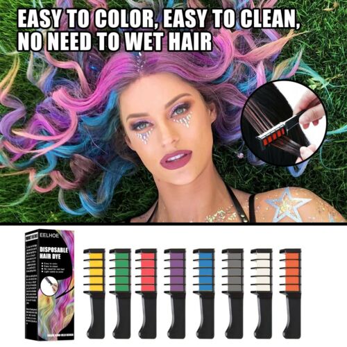 Temporary Hair Chalk Hair Color Comb - iamlazy.store