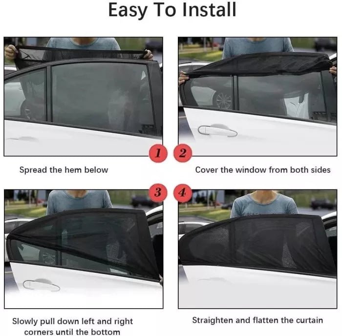 Universal Car Sun Shades (Pack of 4) -OC - iamlazy.store